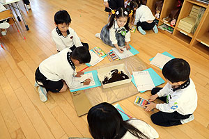 カブトムシの幼虫の観察をしました　B