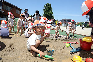 泥んこ遊び　りす・きりん