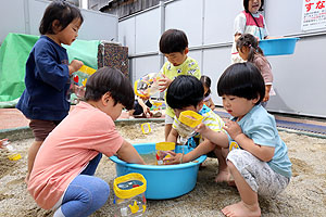 泥んこ遊び楽しかったね　　あひる