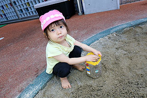 泥んこ遊び楽しかったね　　ひよこ