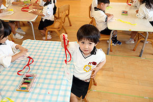 ペンダントの制作　ぱんだ