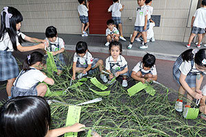 短冊に願いを込めて　年長組