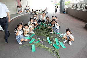 短冊に願いを込めて　年長組