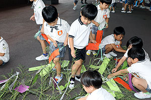 短冊に願いを込めて　年長組