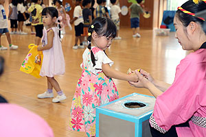 エンゼル七夕まつり　おかしのつかみどり・的あて・わなげ 　年中 NO.1