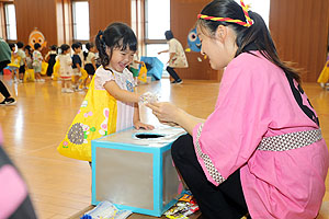 エンゼル七夕まつり　おかしのつかみどり・的当て・わなげ　年少・ひよこ・あひる　　NO.1