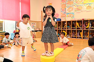 可愛いファッションショーが開かれました！　ぱんだ・ことり・こあら・りす・うさぎ　