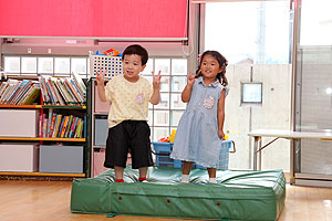 可愛いファッションショーが開かれました！　ぱんだ・ことり・こあら・りす・うさぎ　