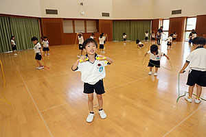 体操教室　ー縄跳びー　さくら