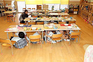 避難訓練　ー地震の場合ー　全園児