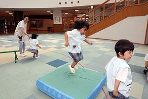 エンゼルドームで遊びました　うさぎ・ぱんだ