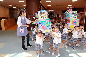 ーすみれ組 ことり組 わくわく夏祭りー　すみれ・ことり