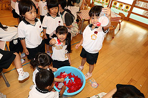 夏祭りごっこ　うさぎ