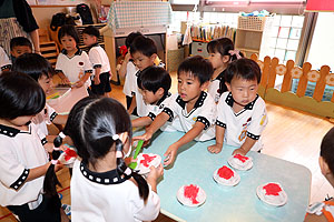 夏祭りごっこ　うさぎ