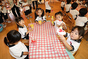 夏祭りごっこ　うさぎ