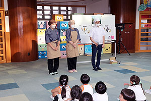 年長お泊り保育4・食育のお話とスペシャルディナー