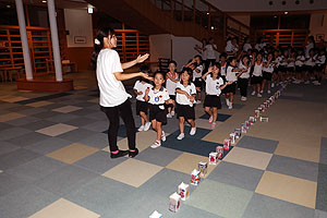 年長お泊り保育５・ランタン・キャンプファイヤー・花火大会