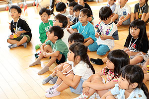 年長お泊り保育4.　帰りの会 ー２日目－