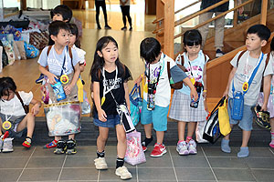 年長お泊り保育4.　帰りの会 ー２日目－