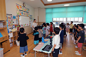 カミングエンゼル　1年生の皆さん・お帰りなさい！　朝の様子