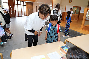 カミングエンゼル　1年生の皆さん・お帰りなさい！　朝の様子