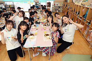 カミングエンゼル　　給食美味しかったね