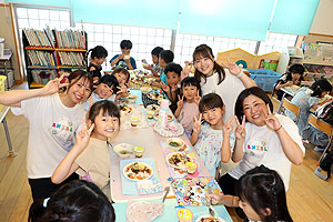 カミングエンゼル　　給食美味しかったね