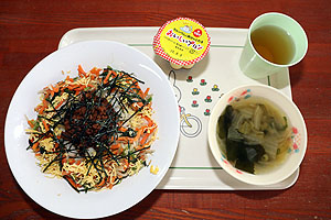 カミングエンゼル　　給食美味しかったね