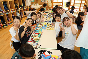 カミングエンゼル　　給食美味しかったね