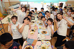 カミングエンゼル　　給食美味しかったね