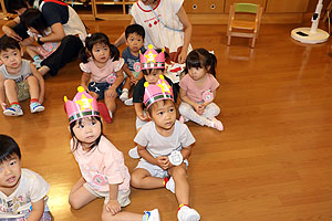 8月生まれのお誕生会　ー小麦粉粘土ー　ひよこ・あひる