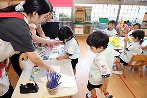 ハロウィンの制作　ぱんだ