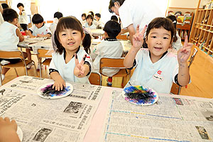 ハロウィンの制作　ひまわり