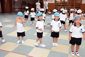 運動会のリズム活動　ひまわり・さくら・たんぽぽ	