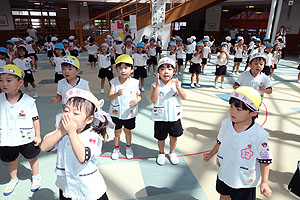 運動会のリズム活動　ひまわり・さくら・たんぽぽ	