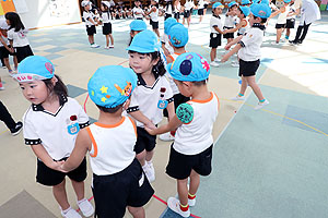 運動会のリズム活動　ひまわり・さくら・たんぽぽ	