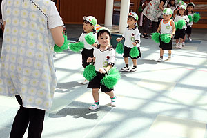 運動会のリズム活動　うさぎ・りす・ことり