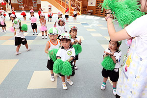 運動会のリズム活動　うさぎ・りす・ことり