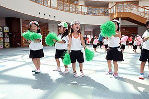 運動会のリズム活動　うさぎ・りす・ことり