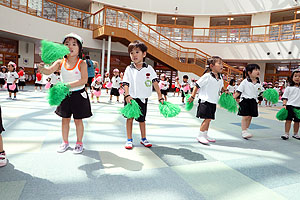 運動会のリズム活動　うさぎ・りす・ことり