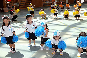 運動会のリズム活動　ぱんだ・こあら・きりん