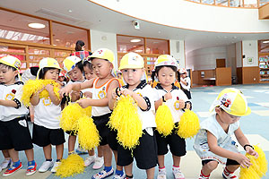 運動会のリズム活動　ぱんだ・こあら・きりん