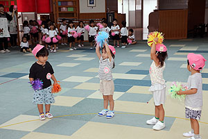 運動会のリズム活動　ひよこ・あひる