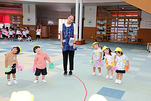 運動会のリズム活動　ひよこ・あひる