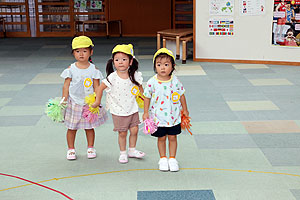 運動会のリズム活動　ひよこ・あひる