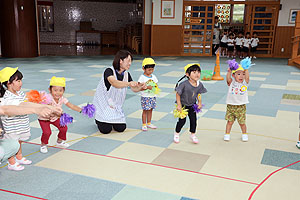 運動会のリズム活動　ひよこ・あひる