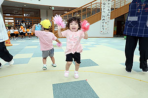 運動会のリズム活動　ひよこ・あひる