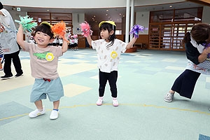 運動会のリズム活動　ひよこ・あひる