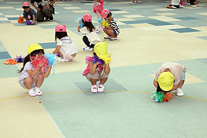 運動会のリズム活動　ひよこ・あひる