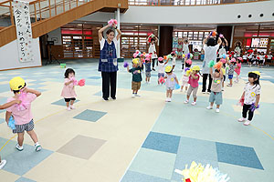 運動会のリズム活動　ひよこ・あひる